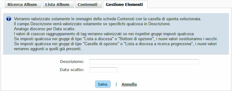Gestione Immagini