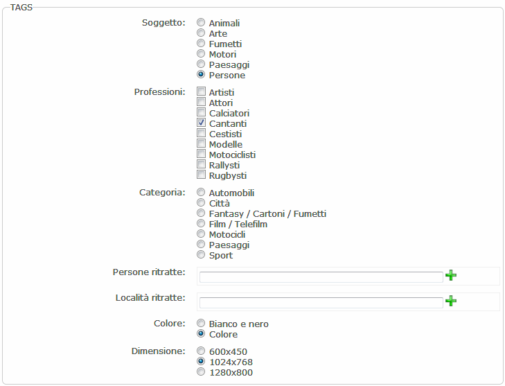 Gestione Immagini