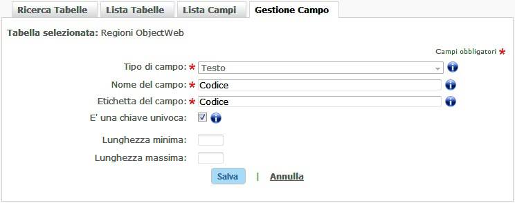 Gestione Campo