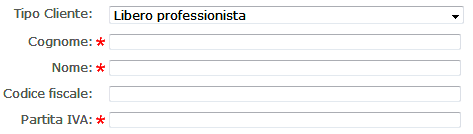 Dati Libero professionista